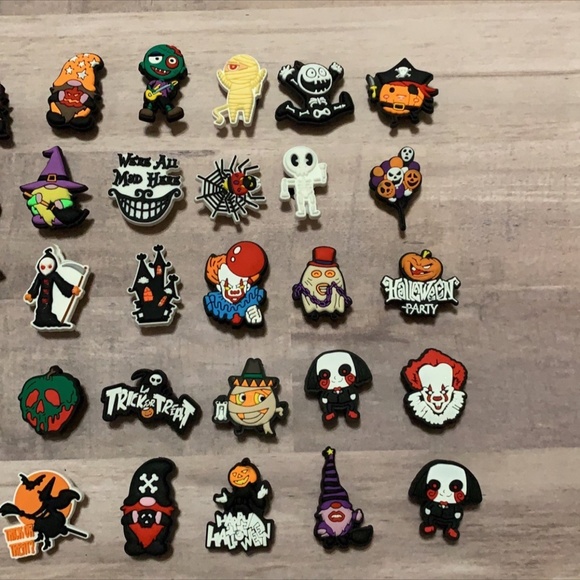 30PC HALLOWEEN HORROR CHARMS FOR CROCS - Picture 2 of 4